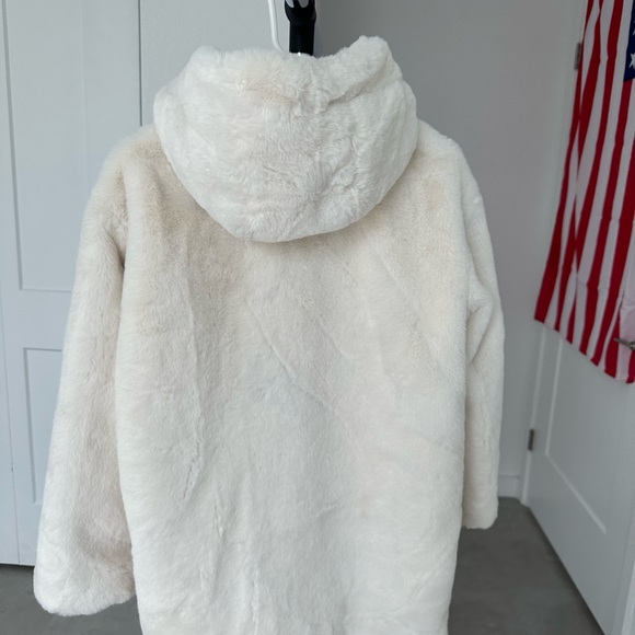 Women's creamy white coat. incredibly soft and warm.PRIMARK 2XS  (L69) - Picture 11 of 15